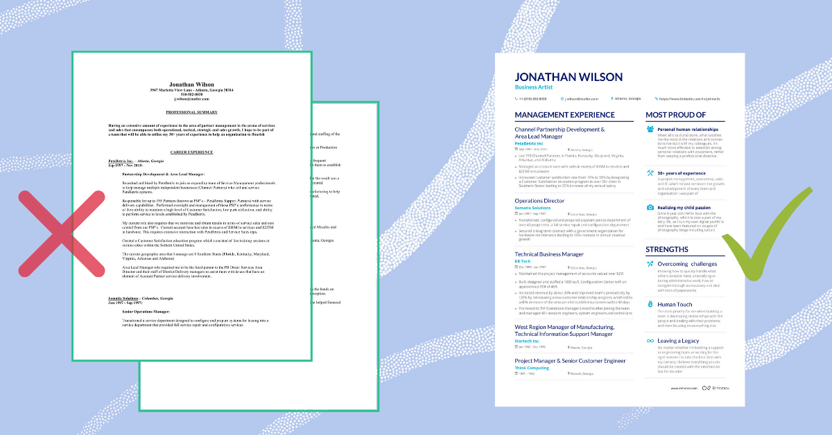 Enhancv Best Resume Layout: 9 Examples and Templates That Recruiters Approve 