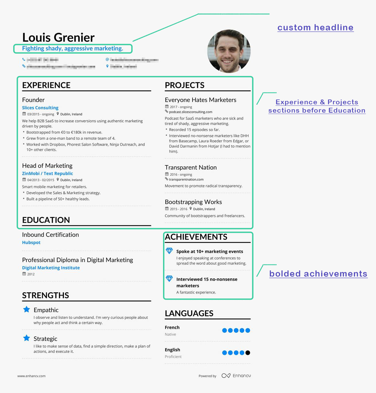 Enhancv A Guide To Types Of Resumes: Best Formats, Tips & Examples 