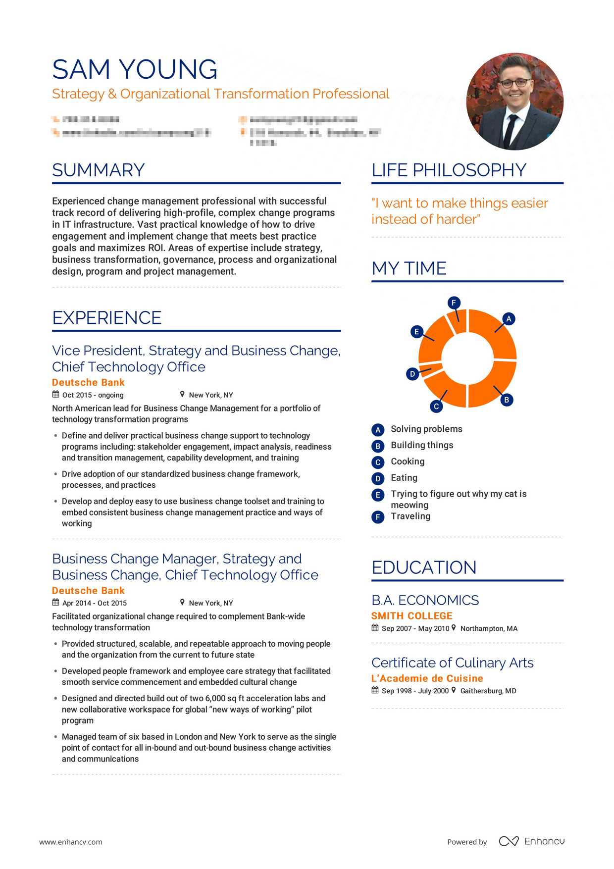 Sam's resume